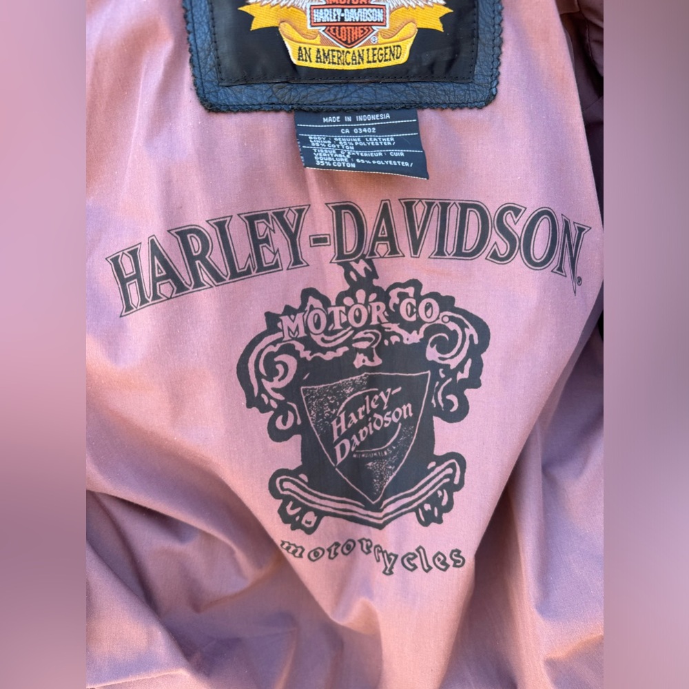 Women’s Vintage Harley-Davidson Leather Jacket - Picture 10 of 11